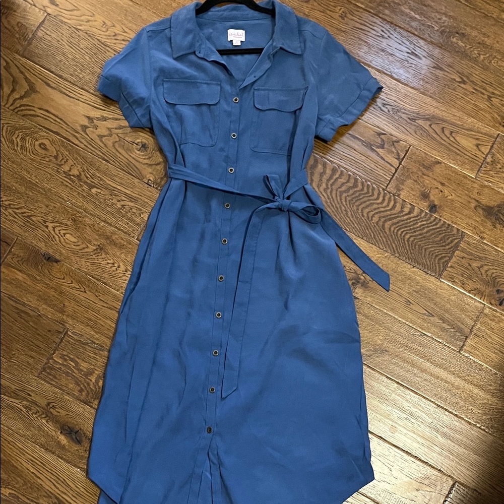Isabel Maternity by Ingrid & Isabel Blue Midi Dress